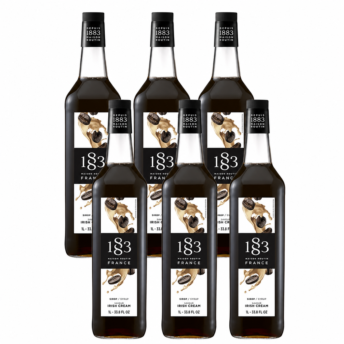 1883 Irish Cream Syrup 1L Glass Bottle