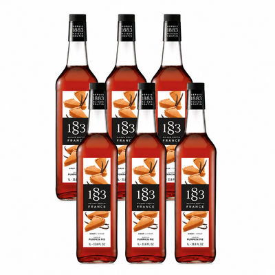 1883 Pumpkin Pie Syrup 1L Glass Bottle