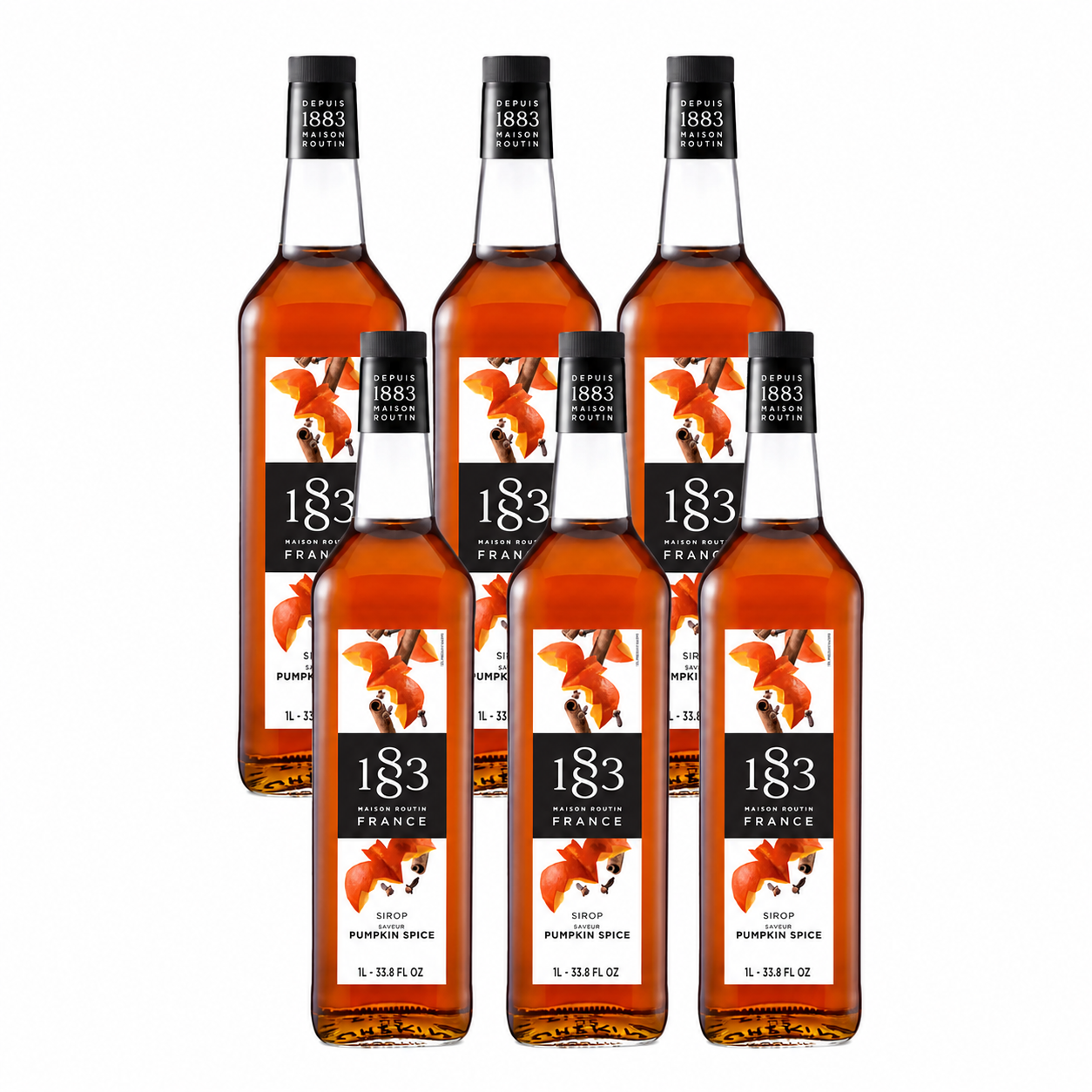 1883 Pumpkin Spice Syrup 1L Glass Bottle