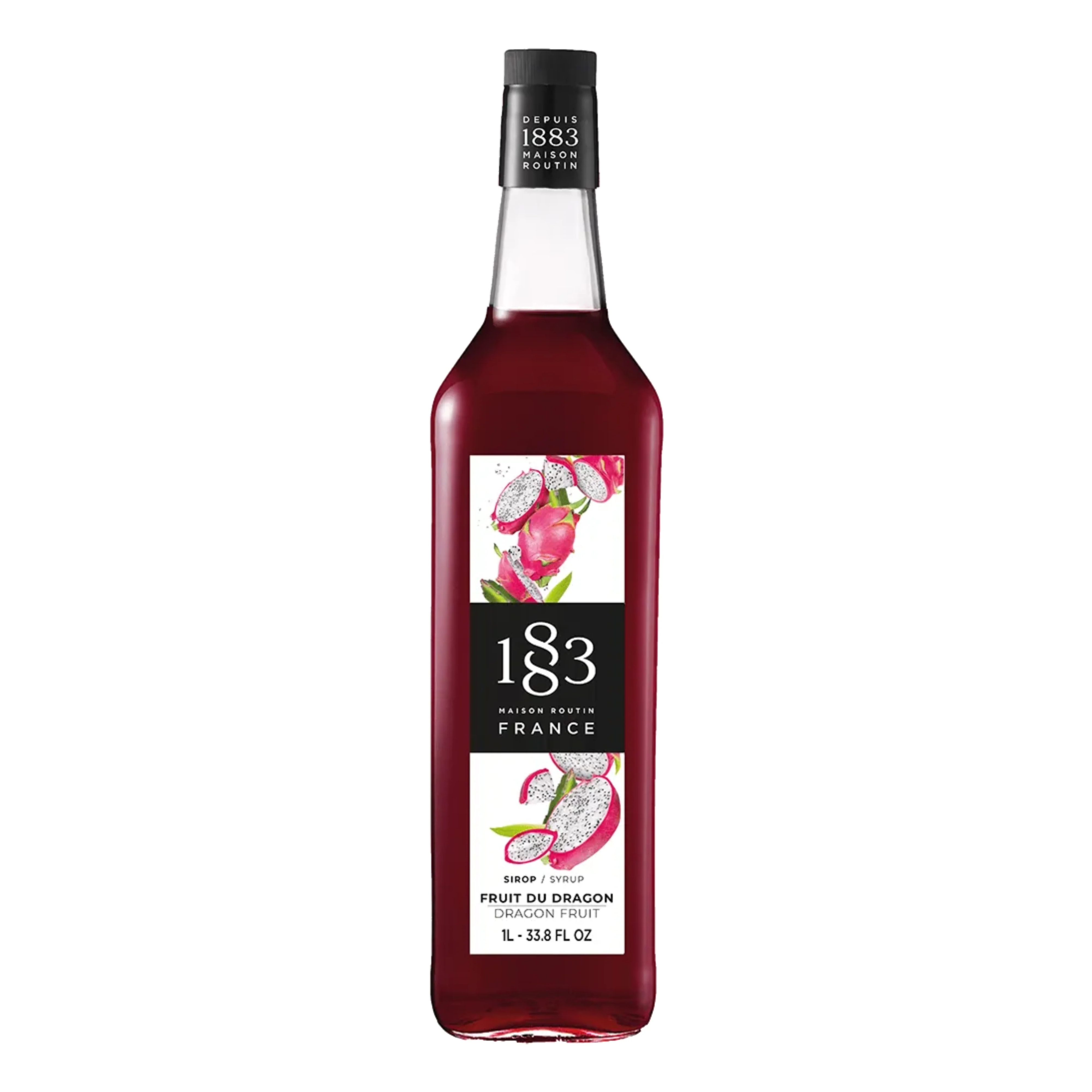 1883 Dragon Fruit Syrup 1L Glass Bottle