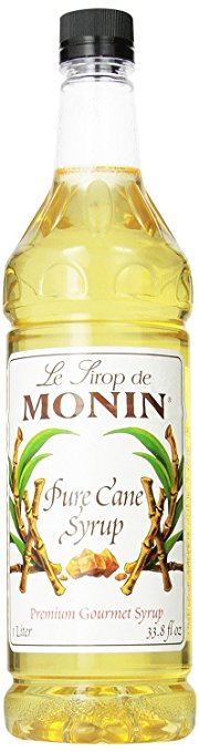 Monin Pure Cane Syrup 1L PET bottle