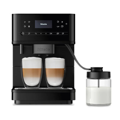 Miele - CM6360 OBSW/MATT Milk Perfection Superautomatic Countertop Espresso Machine Matte Black 125th Anniversary Edition