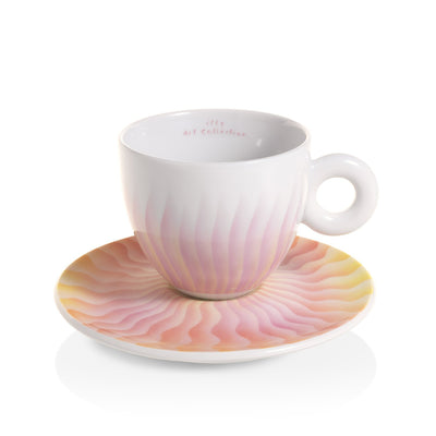 illy Art Collection Cappuccino Cups and Saucers by Judy Chicago - Set of 4 - 24627