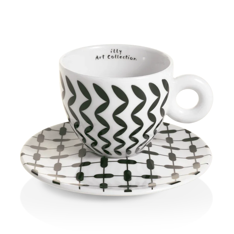 Illy Art Collection Mona Hatoum Cappuccino Cups - Set of 2 - #23889