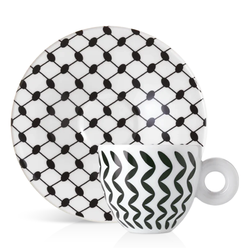 Illy Art Collection Mona Hatoum Cappuccino Cups - Set of 2 - #23889