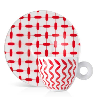 Illy Art Collection Mona Hatoum Cappuccino Cups - Set of 2 - #23889