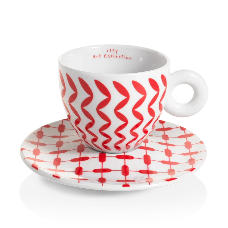 Illy Art Collection Mona Hatoum Cappuccino Cups - Set of 2 - #23889