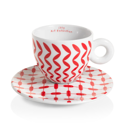 Illy Art Collection Mona Hatoum Cappuccino Cups - Set of 2 - #23889