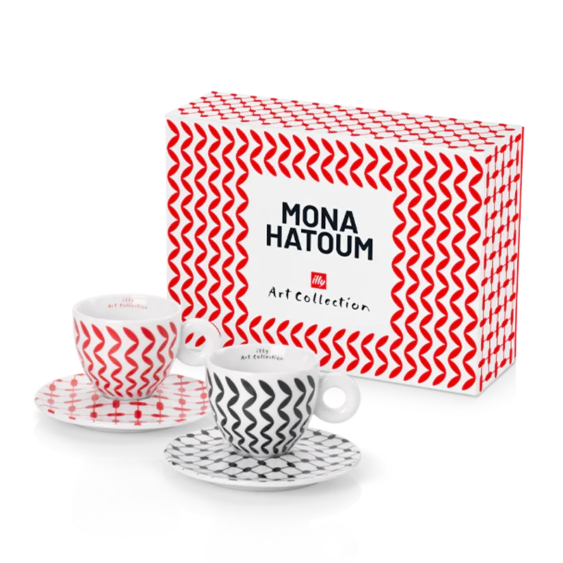 Illy Art Collection Mona Hatoum Cappuccino Cups - Set of 2 - #23889