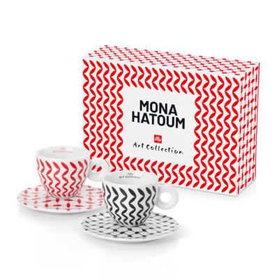 Illy Art Collection Mona Hatoum Cappuccino Cups - Set of 2 - #23889