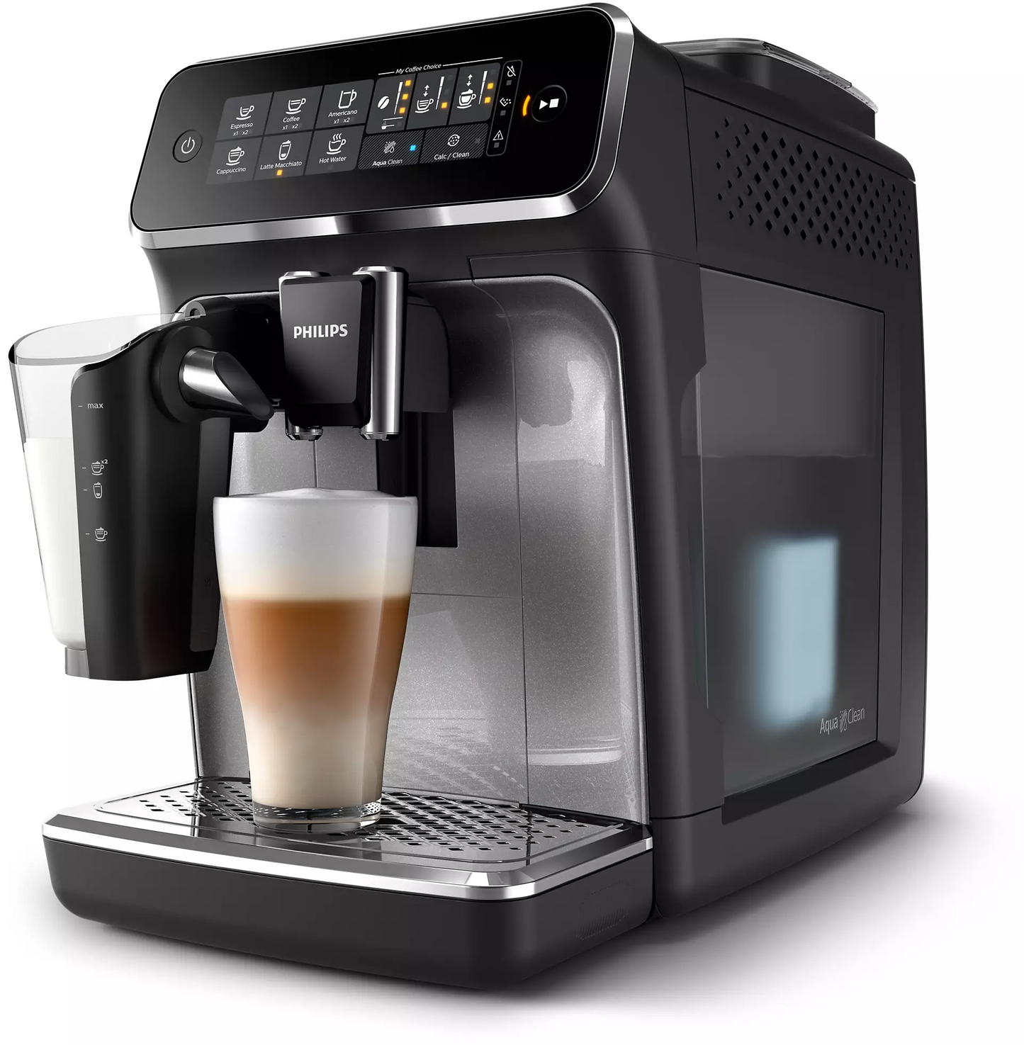 Philips / Saeco 3200 Series LatteGo Super Automatic Espresso Machine Silver - EP3246/74 (OPEN BOX - IN STORE PURCHASE ONLY - CUSTOMER RETURN & REFURBISH)