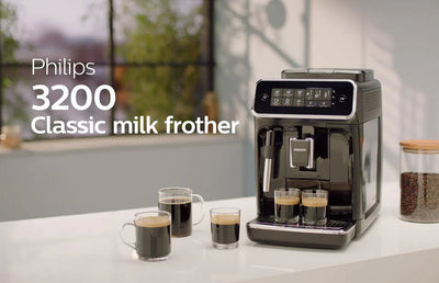 Philips / Saeco - 3200 Series Classic Milk Frother Super Automatic Espresso Machine - EP3221/44 (OPEN BOX - IN STORE PURCHASE ONLY - FLOOR DEMO MODEL)