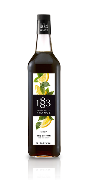1883 Iced Tea Lemon Syrup 1L Glass Bottle
