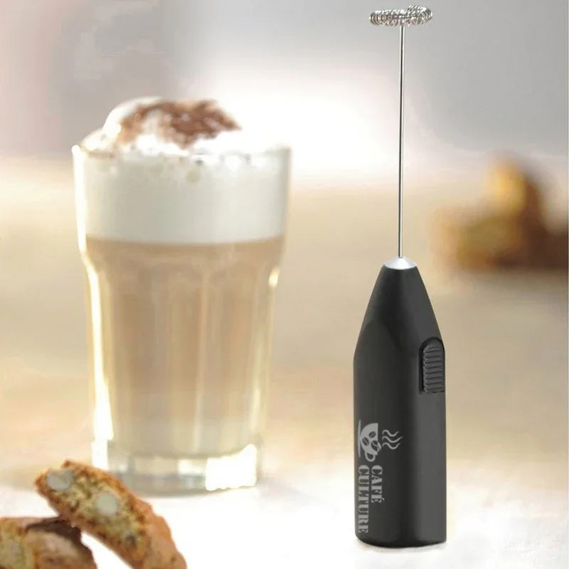 Danesco Cafe Culture Electronic Milk Frother - Black