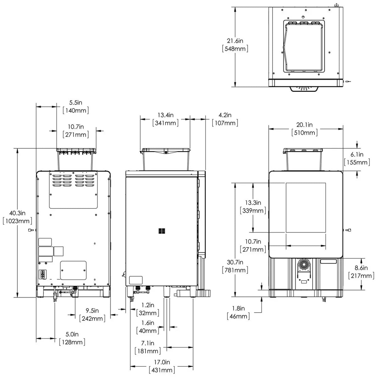BUNN Sure Immersion 312 Bean-to-Cup Coffee Maker - 44400.6100