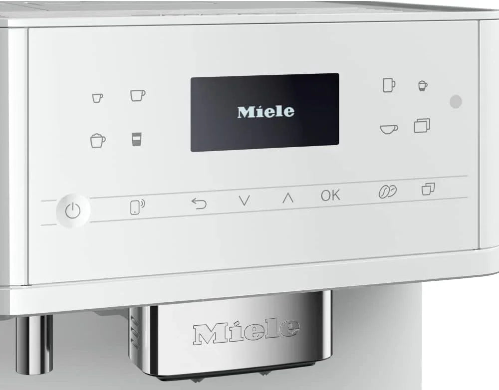 Miele - CM6160 LOWS Milk Perfection Superautomatic Espresso Machine - Lotus White 29616001USA -English Only Version