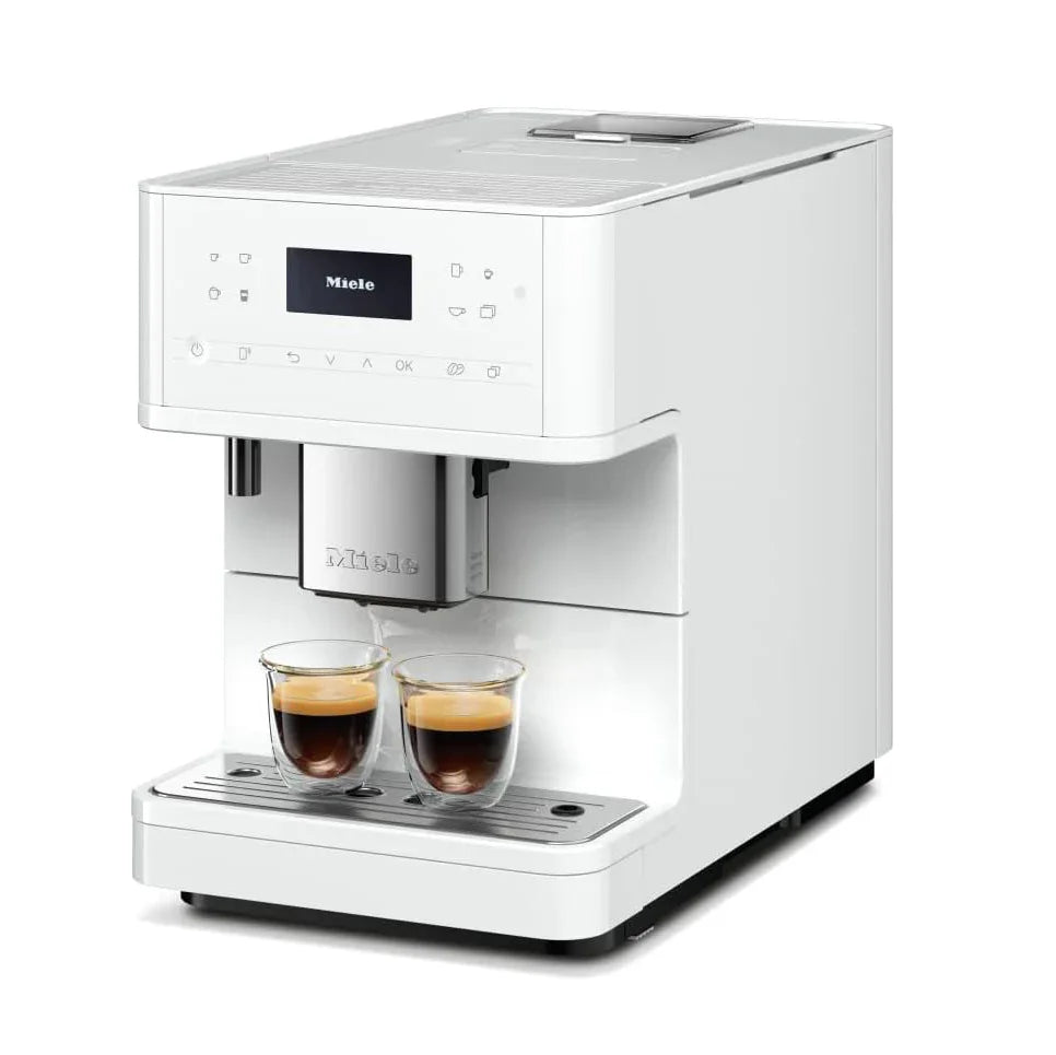 Miele - CM6160 LOWS Milk Perfection Superautomatic Espresso Machine - Lotus White 29616001USA -English Only Version
