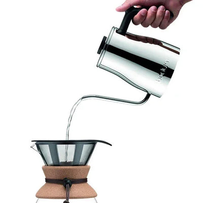 Bodum Connect Gooseneck Water Kettle - Shiny Steel - 12103-16US