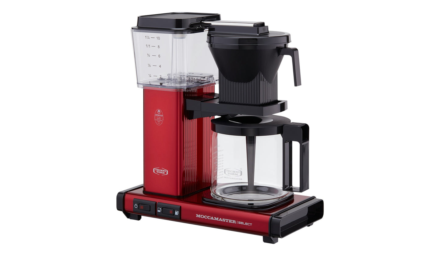 Technivorm Moccamaster KBGV Select Brewer Glass Carafe Candy Apple Red - 53944