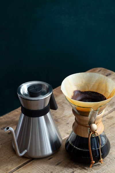 Chemex Chettle Stovetop Gooseneck Kettle Brushed - CHT-SS-1-B