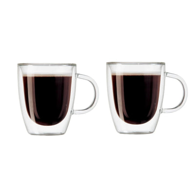 Danesco Oggi Double Wall Cappuccino / Coffee Mugs 12 fl. oz./350ml - Set of 2 #6581