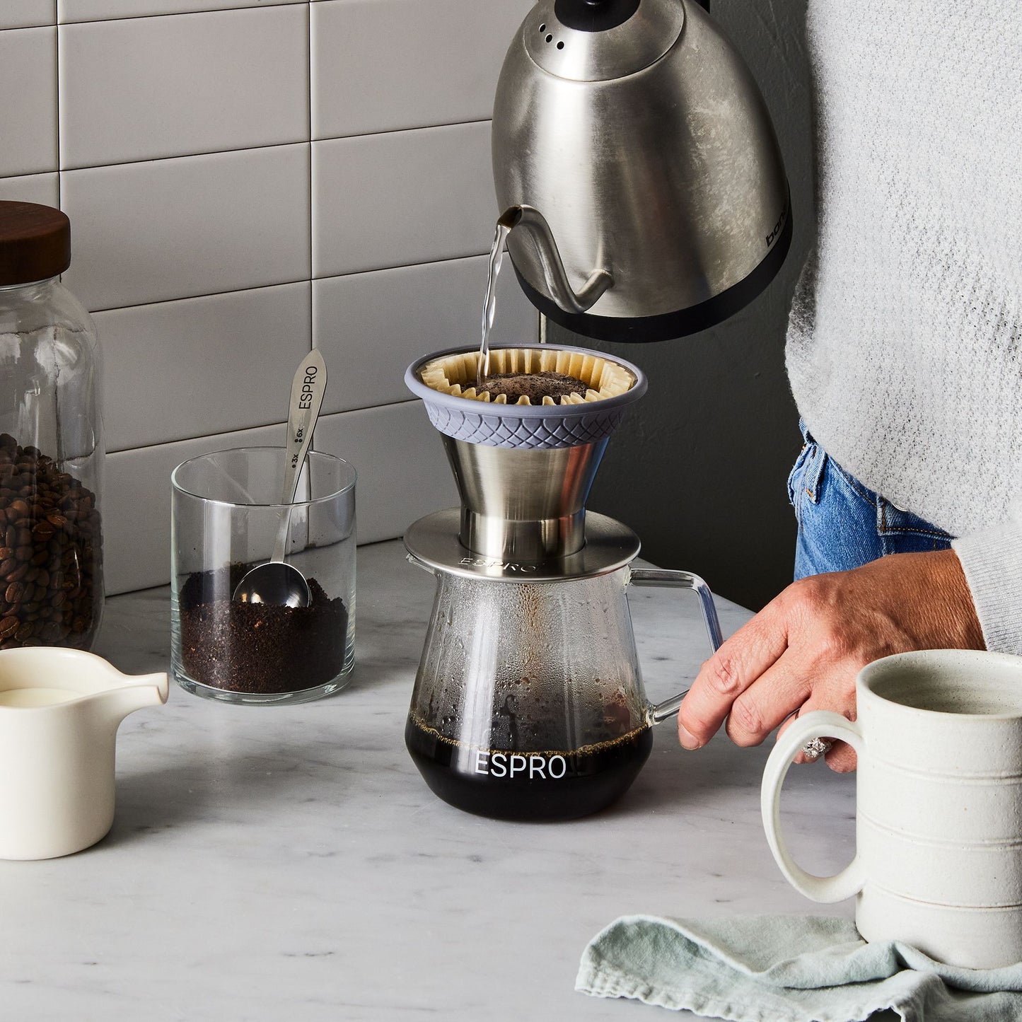 Espro Bloom Pour Over Coffee Brewer KIT 18 oz / 1-2 Cup - 7018-KIT