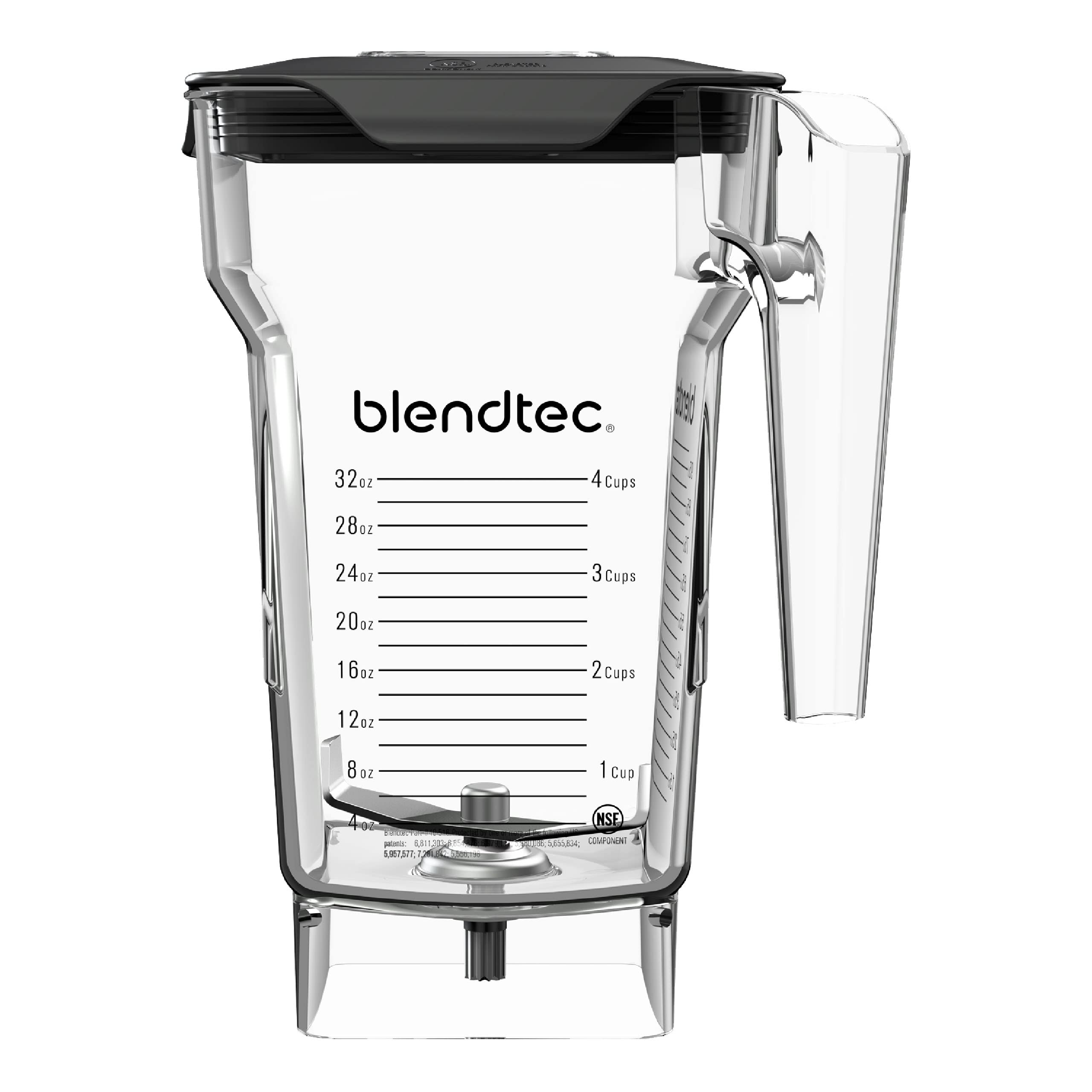 Blendtec 32 Oz FourSide Frothing Jar with Hard Lid - 40-611-60