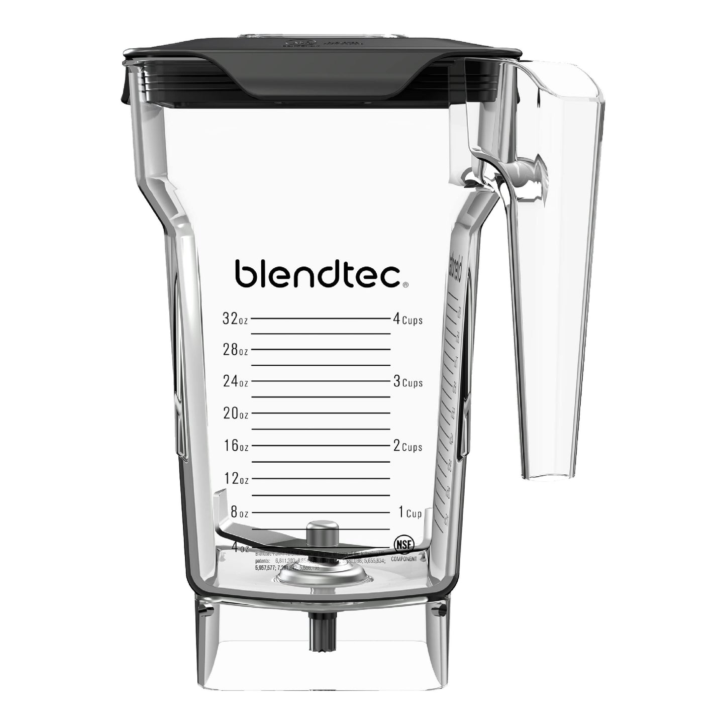 Blendtec 32 Oz FourSide Frothing Jar with Hard Lid - 40-611-60