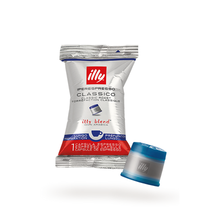 Illy IperEspresso Capsules Singles - 100 Capsules - Lungo Classico Roast - 8861