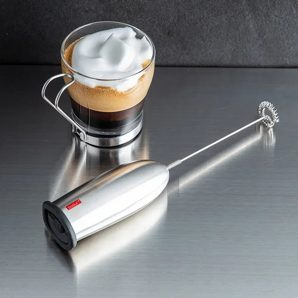 Bodum Schiuma Milk Frother - D3043-16 - Stainless Steel