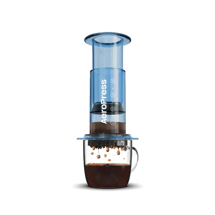 AeroPress Clear Blue Coffee Maker - #65208-9-BL