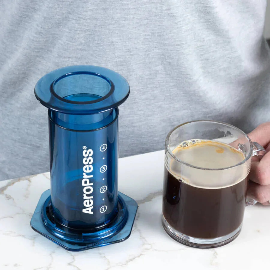 AeroPress Clear Blue Coffee Maker - #65208-9-BL