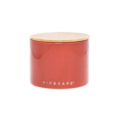 Planetary Design AirScape Ceramic 32oz Coffee Canister 4" - Red Rock #AC1004