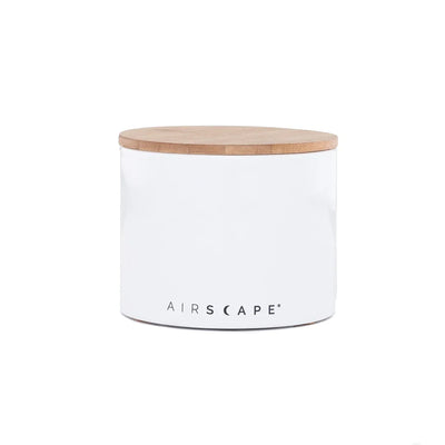 AirScape Ceramic 32oz Coffee Canister 4" - White