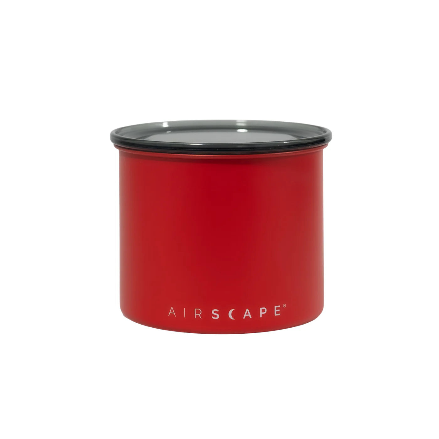 Red container with black lid on a white background, featuring the 'AIRSCAPE' brand.