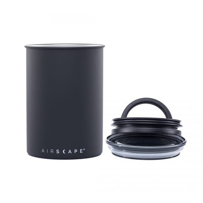 Planetary Design AirScape Stainless Steel 64oz Coffee Canister 7" - Matte Charcoal Black - AS1707