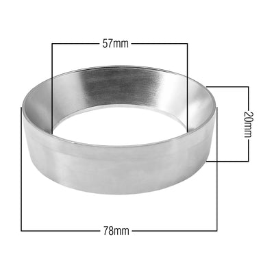 Krome Aluminium Portafilter Dosing Ring 58mm - C2341