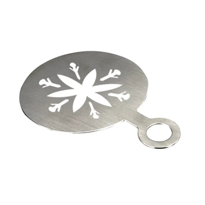 Krome Barista Stencils Stainless Steel 6 Pcs Set - C3540