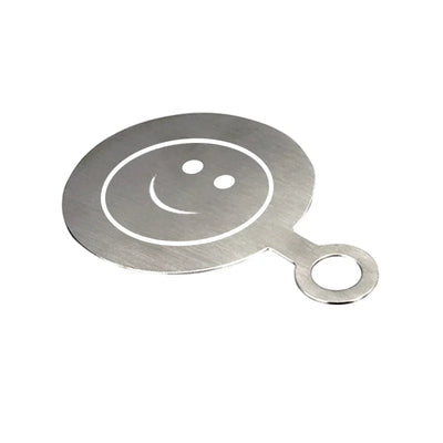 Krome Barista Stencils Stainless Steel 6 Pcs Set - C3540