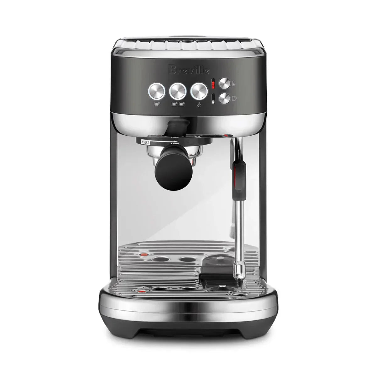 Breville - Bambino Plus BES500BST Espresso Machine - Black Stainless