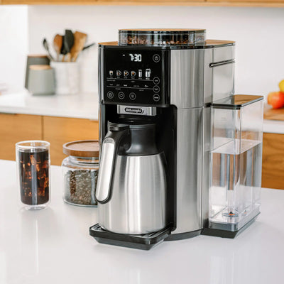 DeLonghi - TrueBrew Automatic Coffee Maker Stainless Steel with Carafe - CAM51035M