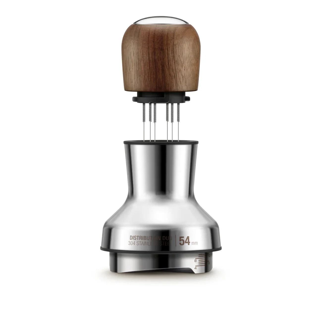 Breville The Distribution Duo 54mm Walnut Handle - BEA203WLW
