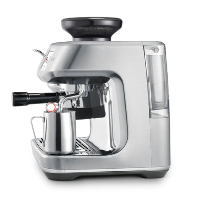 Breville - Barista Touch Impress Semi-Automatic Combo Espresso Machine with Grinder - Brushed Stainless Steel - BES881BSS