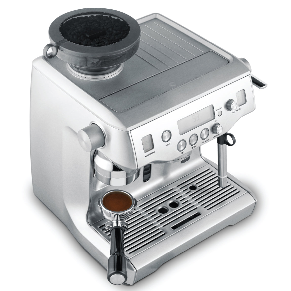 Breville - Oracle Semi-Automatic Combo Espresso Machine with Grinder - BES980BSS
