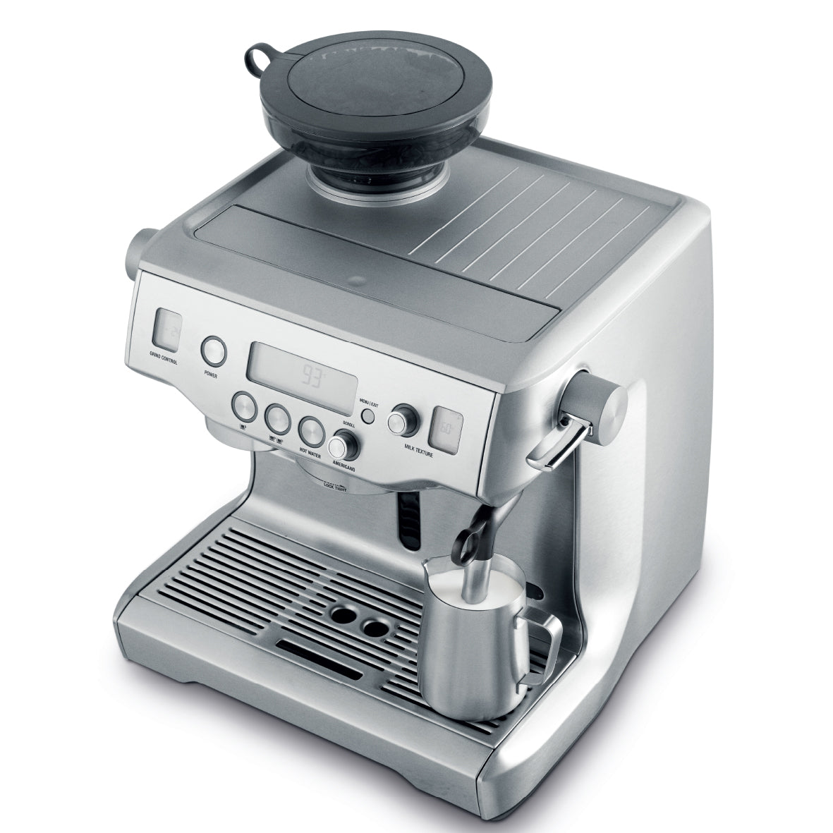 Breville - Oracle Semi-Automatic Combo Espresso Machine with Grinder - BES980BSS