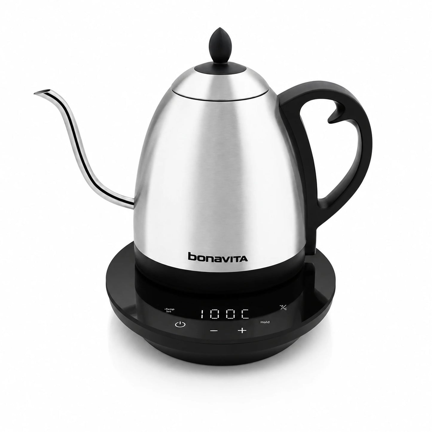 Bonavita - Cosmopolitan 1.0L Gooseneck Variable Temperature Kettle Brushed Stainless Steel - BVK2024GT