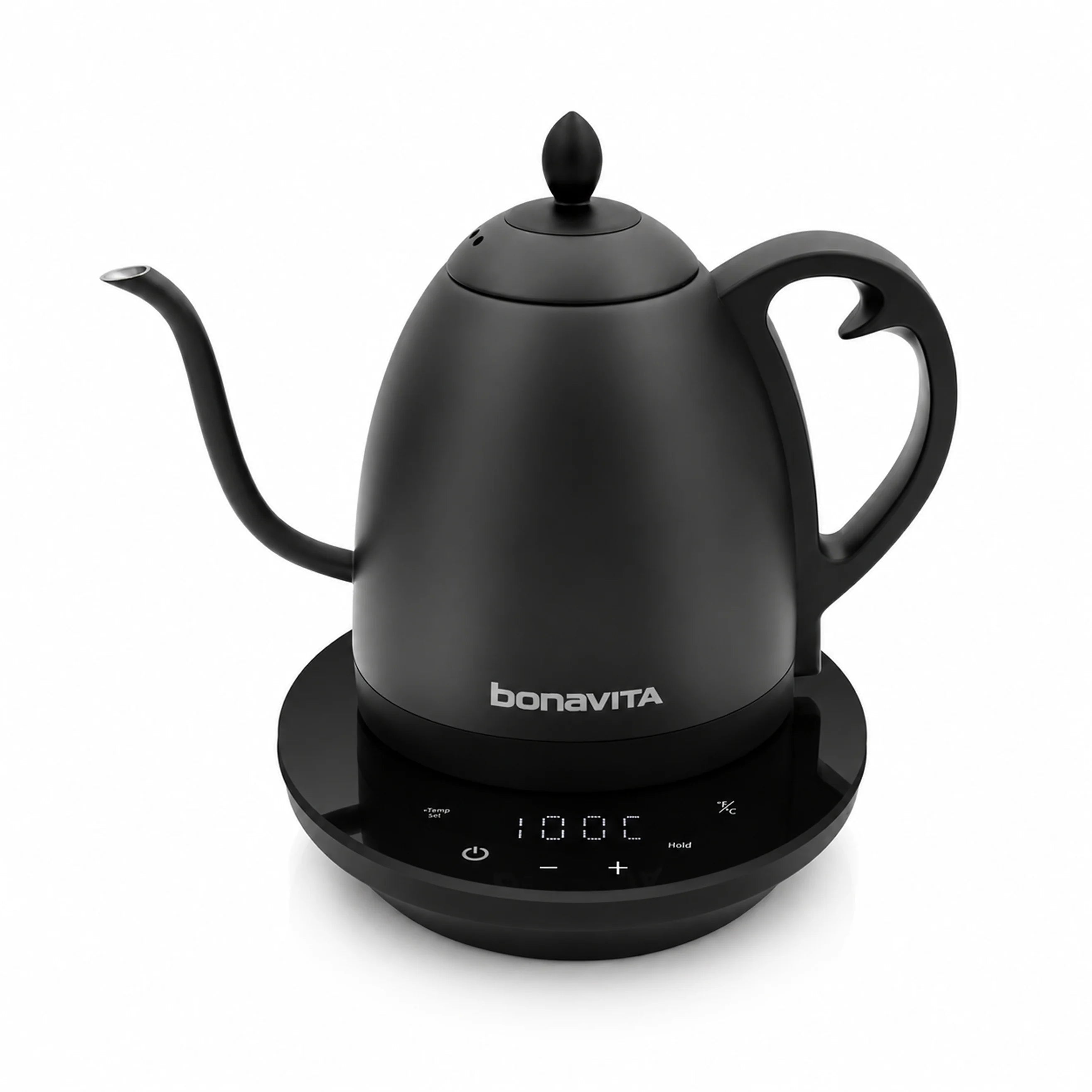 Bonavita - Cosmopolitan 1.0L Gooseneck Variable Temperature Kettle Black - BVK2024GT-HG