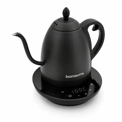 Bonavita - Cosmopolitan 1.0L Gooseneck Variable Temperature Kettle Black - BVK2024GT-HG