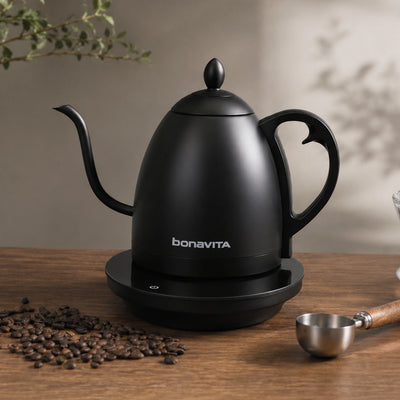 Bonavita - Cosmopolitan 1.0L Gooseneck Variable Temperature Kettle Black - BVK2024GT-HG