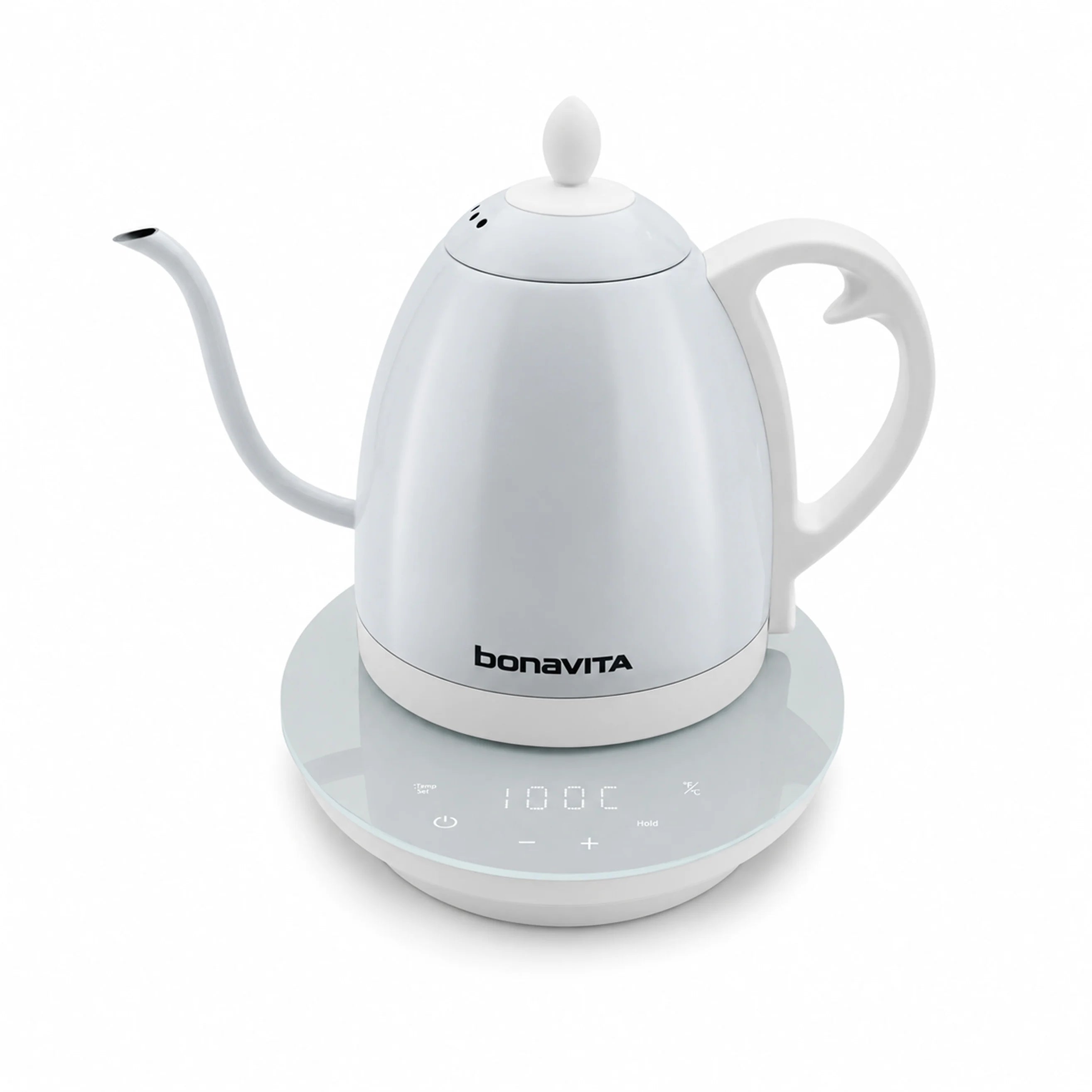 Bonavita - Cosmopolitan 1.0L Gooseneck Variable Temperature Kettle White - BVK2024GT-WT